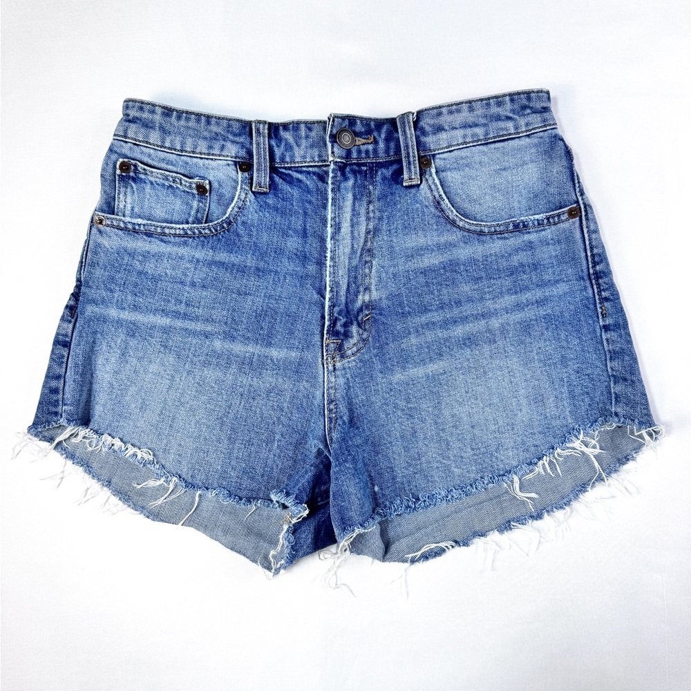 Lucky Brand Lucky Pins Denim Cutoff Shorts Light Wash Raw Hem Women’s Size 29